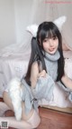 Coser @ 桜 井 宁宁 Vol.016: 白 い 猫 ち ゃ ん (50 photos)