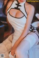 Coser @ 过期 米线 线 喵: 旗袍 白色 (22 photos)
